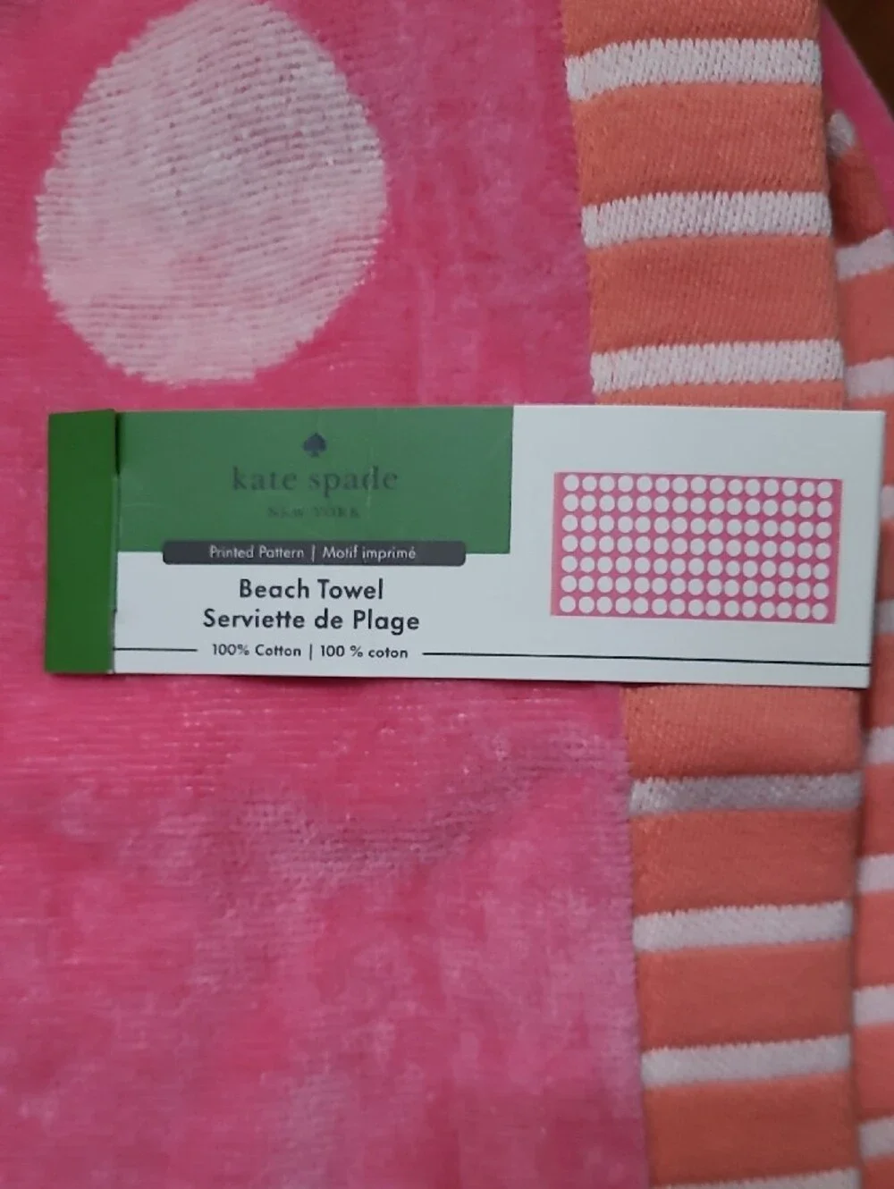 Kate Spade Polka Dot Beach Towel